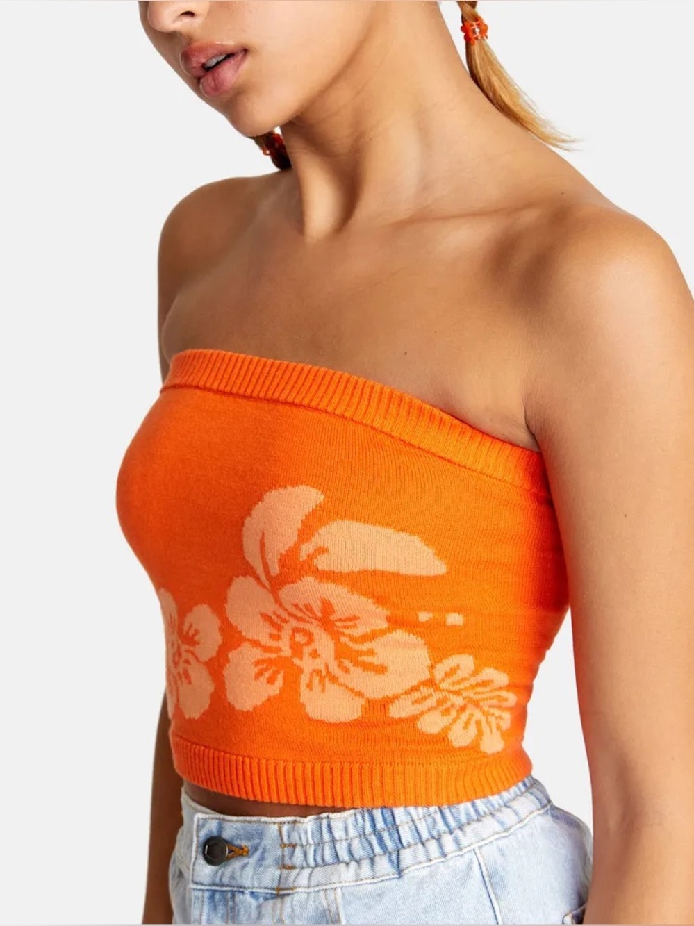 NWT RVCA MOTIVES TUBE TOP MSRP $45